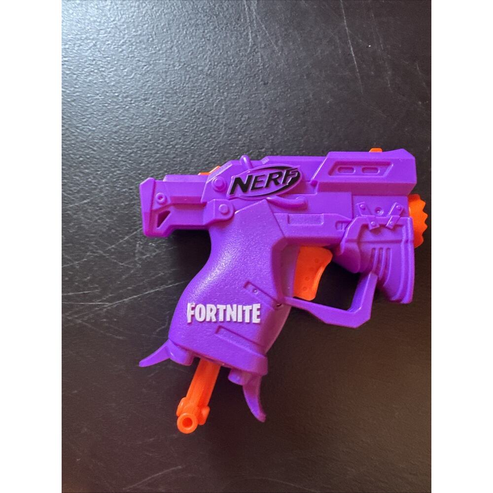 FORTNITE NERF Microshots Micro Shots Dart Blaster Pistol Gun Purple 2018
